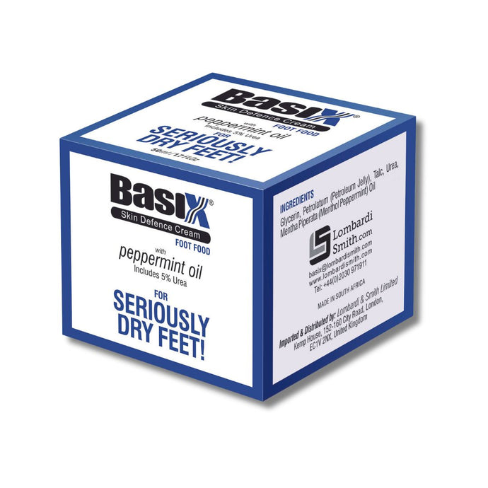 Basix Skin Defence Foot Food - For Dry Feet & Cracked Heels - 50ml